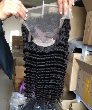 300% Density 13X4 Lace Frontal Human Hair Wigs For Sale