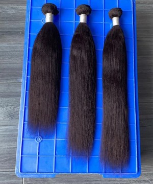 Yaki Straight Bohemian Virgin Hair Bundles 10-30 Inches 3Pics For Women Sales