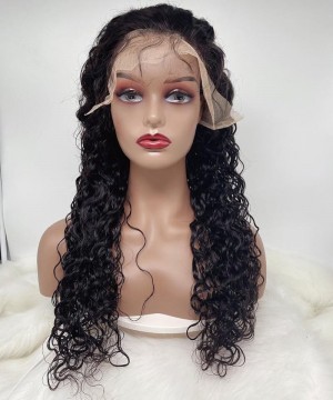 Water Wave HD Lace 13x4 Front Wigs Invisible Hairline 200% Density