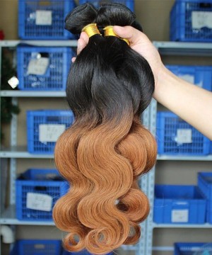 1B/30 Ombre Color Brazilian Virgin Hair Body Wave