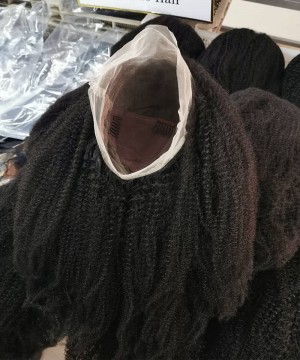 360 Lace Frontal Wig Pre Plucked Afro Kinky Curly 