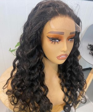 Loose Wave No Shedding Wigs 180% Density 6x6 HD Lace Closure Wigs