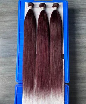 99J Color Light Yaki Straight Bundles For Women 10-30 Inches High Quality