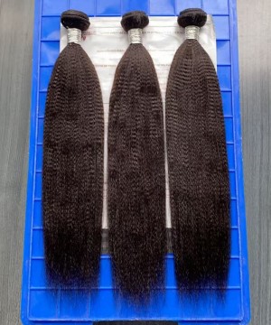 Italian Yaki Straight Human Virgin Hair Bundles For Women Hot Sale Items