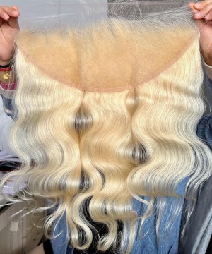 613 Blonde Color 13x6 Lace Frontal Closures Body Wave