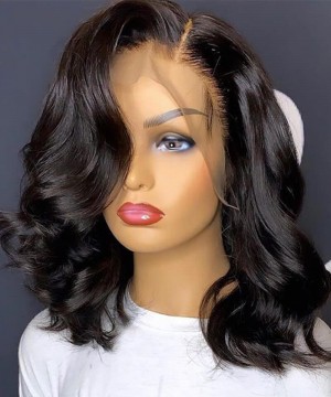 Customized Style Natural Wave 13x6 Lace Front Wigs With Baby Hair