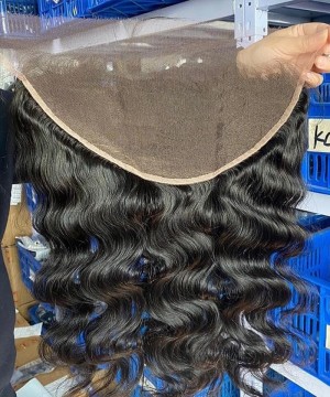 Body Wave 13x6 Lace Frontal Closure Bleached Knots 