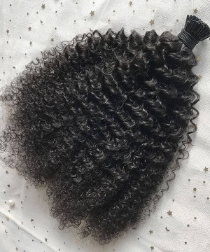 Deep Curly I Tip Hair Extension 8-30 Inches At Cheap Prices 