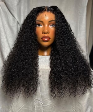Deep Curly 6x6 HD Lace Closure Wigs 10-30 Inches Glueless Human Hair