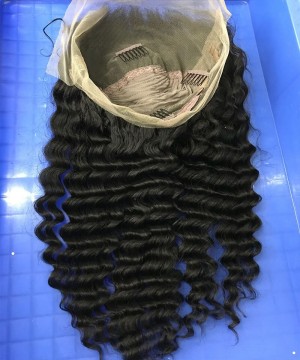 150% Density Deep Wave HD Full Lace Wigs For Black Women