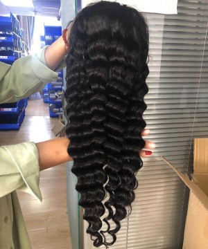Deep Wave 13x4 HD Lace Wigs For Black Women 10-32 Inches 