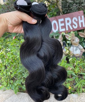 Body Wave Peruvian Virgin Hair Bundles 3Pics Natural Color