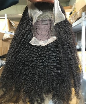 Afro Kinky Curly 13x4 Lace Front Wigs With Baby Hair