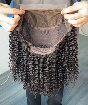 200% Density 6X6 Kinky Curly HD Lace Closure Wigs