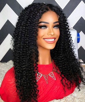 Kinky Straight 2X6 Lace Closure Wigs 150% Density For Sale
