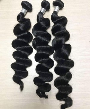 Loose Wave European Human Hair Weaves Bundles