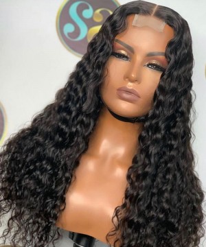 2x6 Loose Curly HD Lace Closure Wigs 130% Density 10-30 Inches 