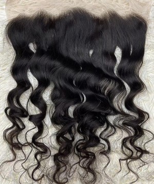 Loose Wave Silk Base 13x4 Lace Frontal Closure 10-20 Inche