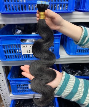 Body Wave Tape Human Hair Extensions 8-30 Inches For Sale
