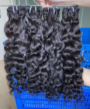Loose Curly Burmese Wave Human Virgin Hair Bundles Sales
