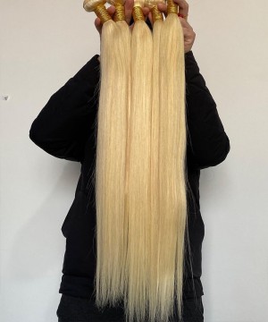613 Color Straight Peruvian Virgin Hair Bundles 3 Pcs/Set