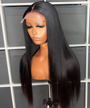 Straight Wave 6x6 HD Lace Closure Human Hair Wigs 130% Density For Women