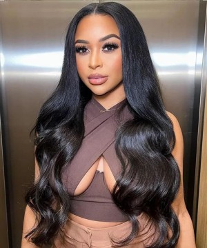 2x6 HD Body Wave Lace Closure Wigs High Quality 130% Density