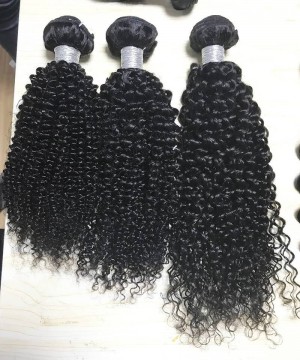 Kinky Curly Bohemian Virgin Hair Bundles Human Hair 3Pics For Women