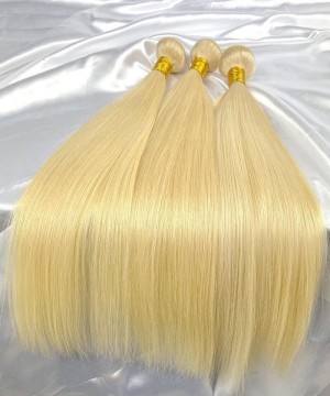 613 Color Russian Virgin Hair Straight Bundles At Cheap Prices