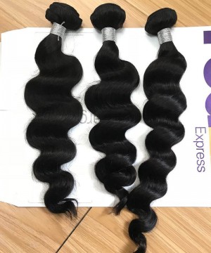 Loose Wave Bohemian Virgin Hair Bundles Human Hair 3Pics