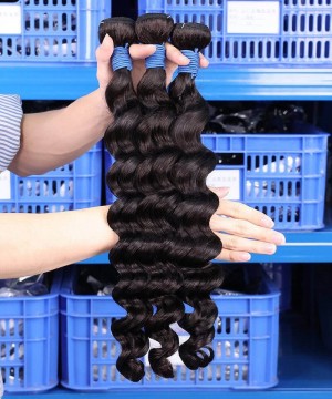 Loose Wave Russian Virgin Hair Weave Bundles For Sale