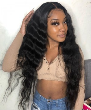 Loose Wave 13x6 Deep Parting Lace Front Wigs 150% Density