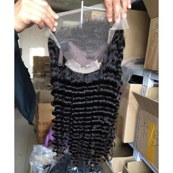 300% Density 13X4 Lace Frontal Human Hair Wigs For Sale