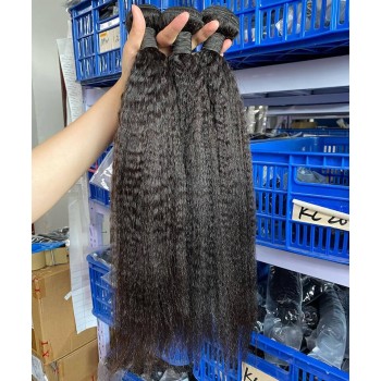 Kinky Straight Eurasian Virgin Hair For Sale 8-30 Inches 3Pics