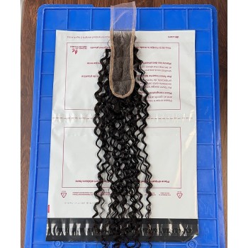 Burmese Curly Human Hair 2x6 HD Lace Closure