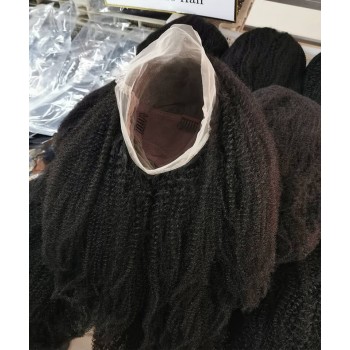 360 Lace Frontal Wig Pre Plucked Afro Kinky Curly