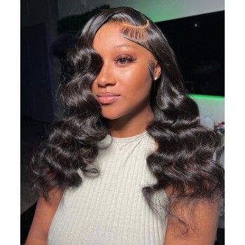 Loose Wave Hd Lace 370 Lace Frontal Wig For Black Women