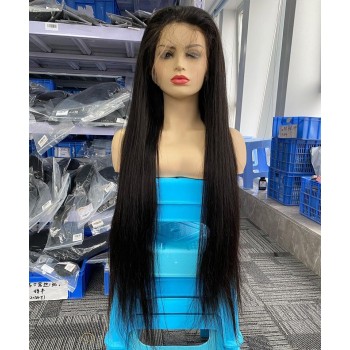 Straight Hd Lace 370 Lace Frontal Wig For Black Women