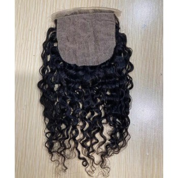 3B 3C Kinky Curly Silk Base Closures Free Part
