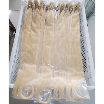 613 Color 32 to 40 Inches Long Straight Human Virgin Hair