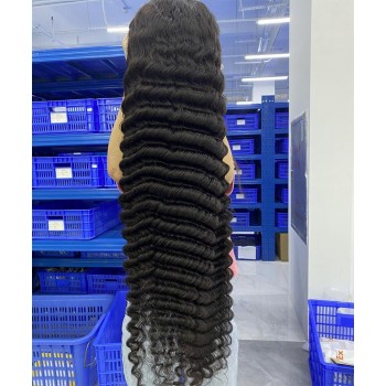 Hd Lace Front Wigs Deep Wave 150% Density Human Hair