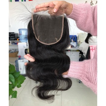Body Wave 5x5 Human Hair Lace Closure For Sale