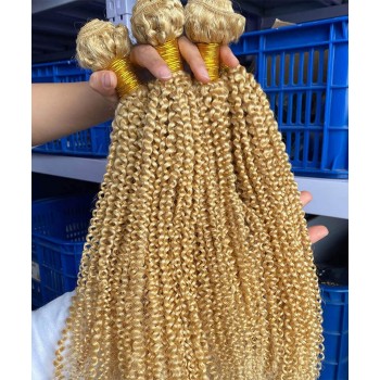 Good 613 Color 4A Afro Kinky Curly Human Hair Bundles 3Pics
