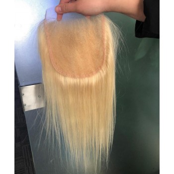 Straight 613 Color 7x7 Lace Closure Human Hair 8-20 Inches
