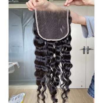 Loose Wave Human Hair Lace Closure 5x5 Lace Size