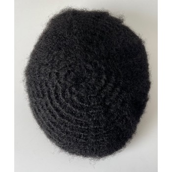 6MM Wave Human Hair  8X10 lace Toupee For Men