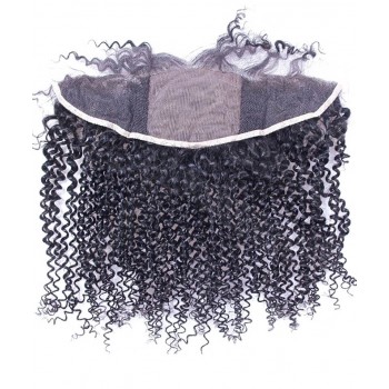 Afro Kinky Curly 4X4 Silk Base 13x4 Lace Frontal Closure