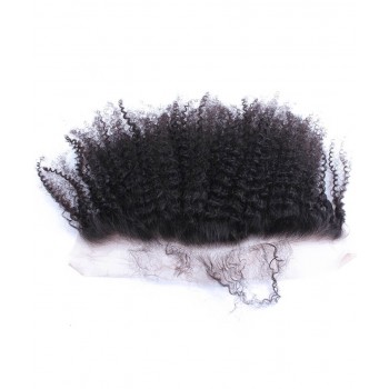 Ear to Ear Afro Kinky Curly 13x4 Lace Frontal Closure