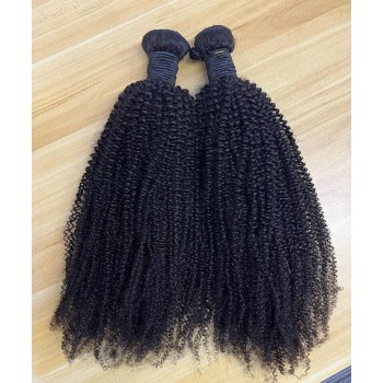 Afro Kinky Curly Malaysian Virgin Hair 10-30 Inches
