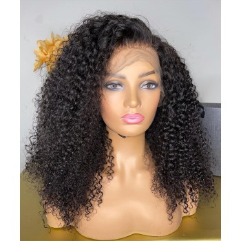 300% Density 13x6 Afro kinky Curly Wigs With Baby Hair